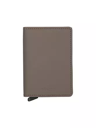 SECRID | Geldbörse - Slimwallet MATTE Mini truffel | 